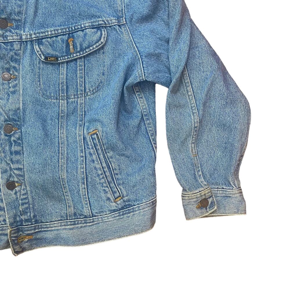 Vintage Lee Hard Rock Cafe Honolulu Hawaii Denim Jacket Large - Picture 2 of 4